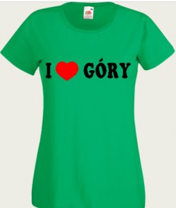 bluzka i love góry