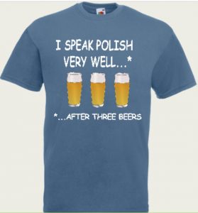 t-shirt i speak polish