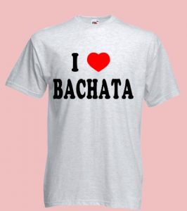 koszulka z napisem i love bachata