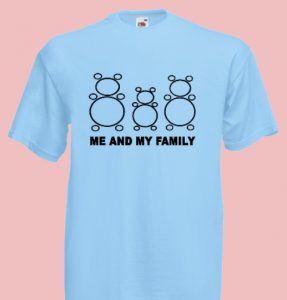 t-shirt me and my family