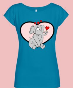 bluzka zakochany słonik